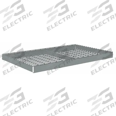 TENNSCO Shelf: 72 in x 30 in, 2,000 lb Load Capacity, Steel, 5 ga Decking, Gray - Wire Decking Shelf Kits for Boltless Shelving