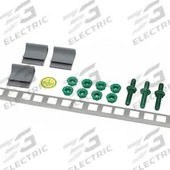 Grounding Strip Kit: Copper, 78 11/16 in Grounding Bar Lg, No Bar Grounding Bar Holes and Size (MPN RGS134B-1). Key specifications — Material: Copper; For Use With: Telecom/Data Center; Ground Wire Included: No; Grounding Bar Holes and Size: No Bar; Includes: (3) Strip Clips; Brand: PANDUIT.