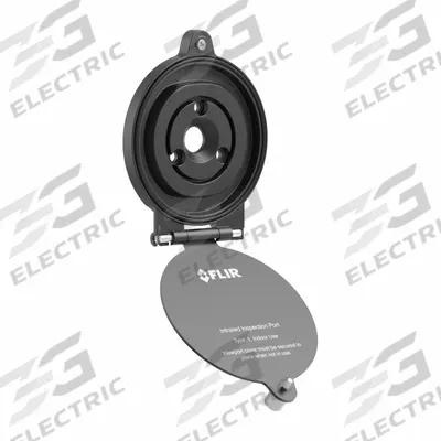 FLIR Cabinet Port: 212°F Optic Max Temp, 212°F Max Op Temp °F, Stainless Steel - Viewing Panes