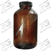APPROVED VENDOR Wide Mouth Bottle: 500 mL, 53-400, Amber, 12 Bottles, 81 mm Body Dia (MPN GLC-02289). Key specifications — Brand: APPROVED VENDOR; Graduated: No; Pre-Cleaned: None; Body Color: Amber; Screw Closure Size: 53-400.