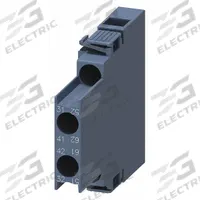 SIEMENS Auxiliary Contact: 2NC, 10 A Max Current (AC), Side Mount, Side-Mounted (MPN 3RH29211DA02). Key specifications — Brand: SIEMENS; Compatible with Series: SIRIUS 3RH2 Contactor Relays.