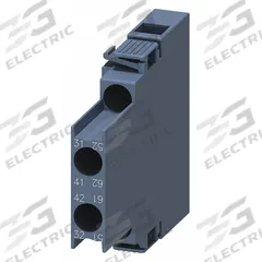 SIEMENS Auxiliary Contact: 2NC, 10 A Max Current (AC), Side Mount, Side-Mounted (MPN 3RH29211DA02). Key specifications — Brand: SIEMENS; Compatible with Series: SIRIUS 3RH2 Contactor Relays.