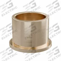 Flanged Sleeve Bearing: Bronze, SAE 841, 18 mm Bore, 22 mm OD, 18 mm Lg, -35°F to 300°F, 10 PK (MPN FFM1822-18B). Key specifications — System of Measurement: Metric; Material Grade: SAE 841; Flange Type: Flanged; Brand: OILITE.