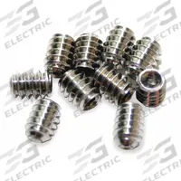 ACORN Hex Head Set Screw: Compatible Product Type Showerheads, 1/8 in Overall Wd, (10) Screws, 10 PK (MPN 0181-011-001). Key specifications — Compatible Series: Zenith Showers; Includes: (10) Screws; Brand: ACORN; Compatible Product Type: Showerheads; Product Type: Hex Head Set Screw.