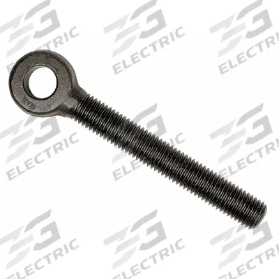 KEN FORGING Fixed Rod End: Steel, Black Oxide, Right Hand, 3/8"-24 Thread Size - Steel Male Threaded Fixed Rod Ends