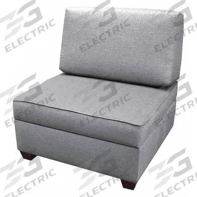 DUOBED Storage Side Chair: Gray, 36 in Overall Wd, 36 in Overall Dp, 36 in Overall Ht - Modular Multifunctional Furniture
