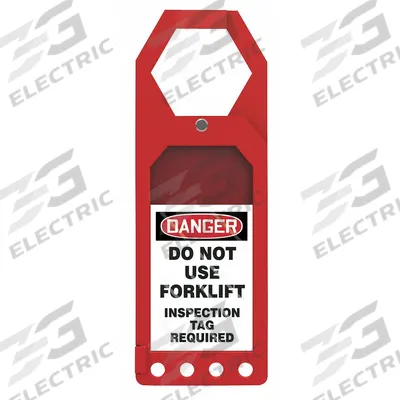ACCUFORM Status Alert Tag Holder: Danger, Do Not Remove Tag, Plastic, Write-On Surface - Safety