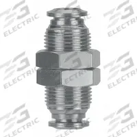 AIGNEP USA Push-Fit Adapter Fitting: 3/8 in OD x 3/8 in OD Size, Push-to-Connect x Push-to-Connect (MPN 60050-06). Key specifications — Brand: AIGNEP USA.
