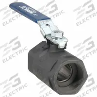 CHEMTROL Manual Two-Way Ball Valve: 2 in, Carbon Steel, Straight, FNPT x FNPT, Std Port Ball Port (MPN NL94T5D). Key specifications — Brand: CHEMTROL; Handle: Locking Lever.