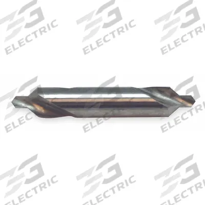 KEO Center Drill: Plain Type, 60°, 8 mm Overall Lg - Plain-Tip Center Drills