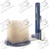 ROBOPAC Stretch Wrap Turntable: Semi-Auto Machine, 48 in Max. Load Lg, Stretch Wrap Turntable (MPN 9000300831-2). Key specifications — Product Type: Stretch Wrap Turntable; Number of Loads Wrapped per Hour: Up to 25; Brand: ROBOPAC; Machine Operation Type: Semi-Automatic Machine.