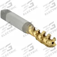 OSG Spiral Flute Tap: 7/16"-20 UNF, 2B, 3 Flute, Bottoming Chamfer, TiN Coated High Speed Steel (MPN 2987005)