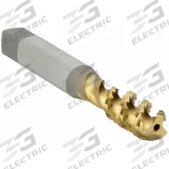 OSG Spiral Flute Tap: 7/16"-20 UNF, 2B, 3 Flute, Bottoming Chamfer, TiN Coated High Speed Steel (MPN 2987005)