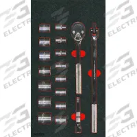 PROTO Socket Sets: 1/2 in Drive, 18 Piece, 6-Point, SAE, 3/8 to 1 1/4 in (MPN J54122KV). Key specifications — attr1224269: 1/2 in; attr1204638: Drive Tools Included; attr1204650: 3/8 to 1-1/4 in; attr1204673: Socket Bits Included; attr1204688: PROTO; attr1206170: Socket Bits.