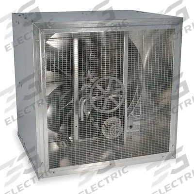 Dayton Cabinet Supply Fan: Belt Drive, 54 in Blade, 5 hp, Open Dripproof, 36,830 cfm - Cabinet Supply Fans