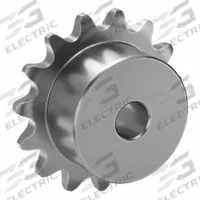 TSUBAKI Single Strand Sprocket: One-Sided Hub, For Single Strands, 25, 15 Teeth, 1.203 in Pitch Dia (MPN 25B15SS). Key specifications — Brand: TSUBAKI.
