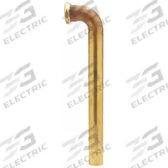 ZURN Waste Arm: Brass, Brass, 1 1/2 in Nominal Pipe Size, 16 3/8 in Overall Lg, Slip, 17 ga Gauge (MPN ZR7319B-15-RB). Key specifications — attr1325745: Brass Nut; attr1325743: ZURN; attr1325753: Slip.
