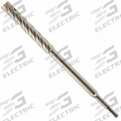 BOSCH Rebar Cutter Drill Bit: 3/4 in Drill Bit Size, 10 in Max Drilling Dp - SDS-Plus Rebar Cutting Drill Bits
