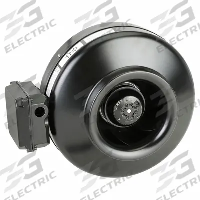 SOLER & PALAU In-Line Duct Fan: 544 cfm Max., 8 in Duct, 180 W, 120V AC, 1 Ph, IP44 - General Purpose Inline Duct Fans