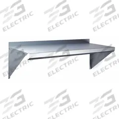 APPROVED VENDOR Wall Shelf: 48 in x 12 in x 13 in, 48 in x 12 in, 100 lb Load Capacity, Steel (MPN 2HFY2). Key specifications — Material: Steel; Finish: Zinc-Plated; Brand: APPROVED VENDOR.