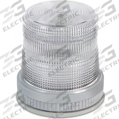 EDWARDS SIGNALING Warning Light: LED, 120V AC, 4 5/8 in Overall Ht, 4 1/2 in Overall Dia - Steady Lights for Hazardous Locations