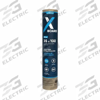 TRIMACO Floor Protection: Extra Heavy Duty, 22 mil Thick, 100 ft Lg, 35 in Wd, Brown - Kraft Paper Surface Protection Rolls
