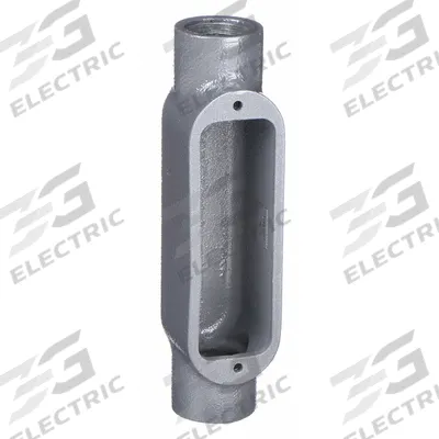 HUBBELL KILLARK Conduit Outlet Body: Iron, 1 in Trade Size, C Body, 12 cu in Body Capacity - C - Straight Type