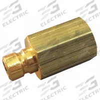 HANSEN Hydraulic Quick Connect Hose Coupling: 3/8 in Coupling Size, Brass, 15.14 lpm Max. Flow Rate (MPN FTP352F). Key specifications — Body Material: Brass; Brand: HANSEN.