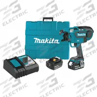 MAKITA Rebar Tying Tool Kit: 18V DC, No. 5 x No. 5, For 21 ga Wire, 0.8 sec/Tie, Brushless Motor (MPN XRT01TK). Key specifications — attr114237: 5.0 Ah; attr114240: Yes; attr114253: No. 3 x No. 3; attr114251: No. 5 x No. 5; attr114248: (1) Bare Tool; attr114231: MAKITA.