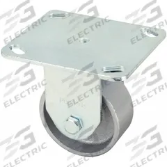 APPROVED VENDOR Plate Caster: Swivel, No Brake, Iron, 3 in Wheel Dia., 1 1/4 in Wheel Wd, Slot (MPN P12R-C030R-P3). Key specifications — Brand: APPROVED VENDOR; Wheel/Tread Color: Silver; Roll Up: Swivel.