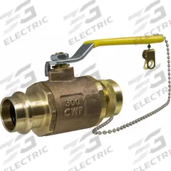 APOLLO Ball Valve: 3/4 in, Bronze, 300 psig Max. Pressure (CWP), Full Port, Two-Piece, Tee, Tee (MPN 77W10411HCA). Key specifications — attr1012381: APOLLO; attr1012887: Tee.