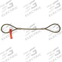 Sling,Wire Rope,8 Ft L,Vert Cap 1000 lb (MPN 14EZEEX8). Key specifications — Brand: LIFT-ALL; Rope Coating Type: Galvanized; Sling Material: Steel; Source of Supply: Made in USA.