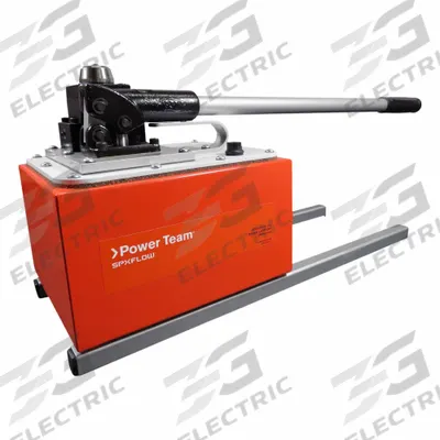 POWER TEAM Manual Hydraulic Pump Units: 2 Stages, Double Acting - Hand Pumps for Hydraulic Fluids