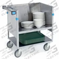 LAKESIDE Mobile Dish Cart: 400 lb Max Load Capacity, 2 Shelves, 31 1/2 in Overall Ht (MPN 405). Key specifications — NSF Certified: No; Brand: LAKESIDE; Caster Type: All Swivel; Material: Stainless Steel; Product Type: Mobile Dish Cart.