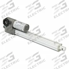 DUFF-NORTON Linear Actuator: LT, 112 lbf Rated Load, 7.9 in Stroke, 12V DC, IP66 (MPN LT100-1-200P). Key specifications — Nut Material: Plastic; Position Feedback Option: Potentiometer.