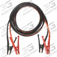 WESTWARD Booster Cable: Crimped, 6 AWG, Spring Clamp Grip, 16 ft Cable Lg, Black/Orange (MPN 5RXG7). Key specifications — Cable Connection Type: Crimped; Cable Wire Gauge: 6 AWG; Jaw Type: Spring Clamp Grip; Cable Jacket Color: Black; Includes: Carrying Bag; Brand: WESTWARD.