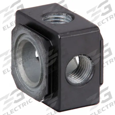SPEEDAIRE Porting Block: 1/4 in NPT, Zinc, Compact - Modular Connectors