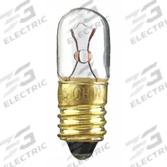 APPROVED VENDOR Incandescent Bulb: Incandescent, Miniature Screw (E10), (T) Tubular, T3-1/4, 40 (MPN 40-10PK). Key specifications — Light Color: White; Bulb Shape: T3-1/4; Trade Number: 40; Brand: APPROVED VENDOR; Voltage: 6.3V AC.