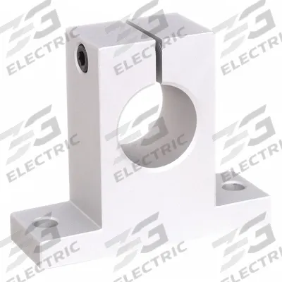 Dayton Mounted Linear Bearing: For 5/8 in Shaft Dia, Anodized Aluminum - Support Blocks for Linear Shafting