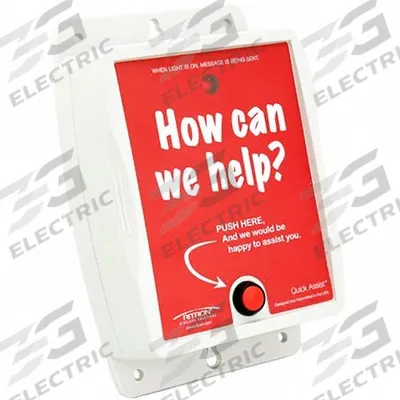 RITRON Two-Way Radio Call Box: RQA-451, UHF License Required, Red - Call Boxes for Two-Way Radios