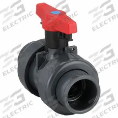 SPEARS Manual Two-Way Ball Valve: 1 1/4 in, PVC, Straight, Socket x FNPT, Full Port Ball Port (MPN 1829-012). Key specifications — attr1008170: SPEARS; attr1017899: Locking Tee.