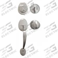 MASTER LOCK Door Lockset: Office Knob Locksets, Nickel (MPN HDLBC0615KA4S). Key specifications — Lockset Style: Biscuit.