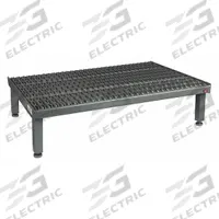 APPROVED VENDOR Work Platform: 14 in Platform Ht - Max, 24 in Platform Wd, 36 in Platform Dp, Steel (MPN AHW-H-2436). Key specifications — Brand: APPROVED VENDOR; Color: Gray.