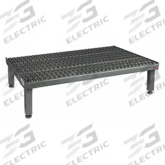 APPROVED VENDOR Work Platform: 14 in Platform Ht - Max, 24 in Platform Wd, 36 in Platform Dp, Steel (MPN AHW-H-2436). Key specifications — Brand: APPROVED VENDOR; Color: Gray.