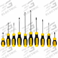 STANLEY Screwdriver Set: 1-10 Pieces, 10 Pieces, Phillips/Slotted Tip, 6 in Overall Lg, Cushion Grip (MPN STHT60799). Key specifications — attr1205274: STANLEY; attr1205269: 1/8 in.