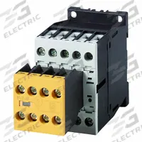 EATON Magnetic Contactor: 3 Poles, 24V DC, 12 A, XT (MPN XTSE012B23TD). Key specifications — Brand: EATON; Integrated Surge Suppression: No.