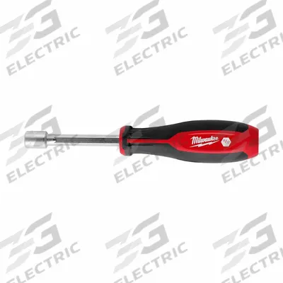 MILWAUKEE Nut Driver: Straight, HollowCore, SAE, With Magnetized Tip, Std - Pass-Through Nut Drivers