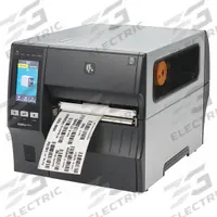 ZEBRA Industrial Printer: 6.6 in Max. Print Wd, Tear Off Dispensing, Wired, Color Touch Screen (MPN ZT42162-T0100A0Z). Key specifications — Dispensing Style: Tear Off; Print Speed: 12 in/sec; Screen Type: Color Touch Screen; Wire Communication: Wired; Printer Series: ZT400; Brand: ZEBRA; Printer Connectivity: USB.