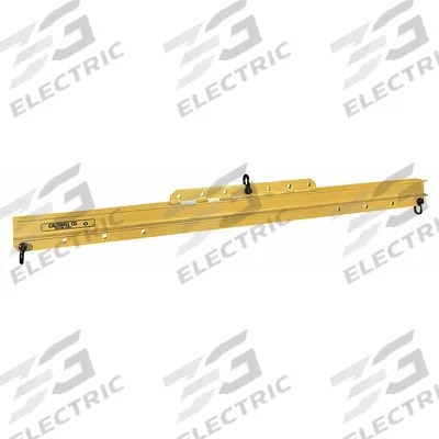 CALDWELL Lifting and Spreader Beam: Lifting and Spreader Beam, 8,000 lb Working Load Limit - Low-Headroom Lifting-Spreader Beams