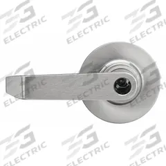 MARKS USA Door Lockset: Office Lever Locksets, Chrome, ADA Compliant (MPN M195F/26D-F8). Key specifications — Ligature Resistance: Not Ligature-Resistant; Brand: MARKS USA; Lockset Function ANSI Code: F8; Visual Indicator Message: No Message; Lockset Style: 99; ADA Compliant: Yes; Finish: Satin Chromium-Plated : Zinc.